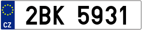Truck License Plate